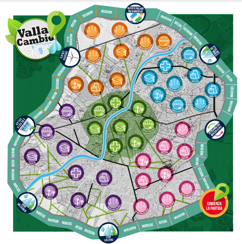 tablerodejuegodemesaVallacambio tablero de juego de mesa Vallacambio